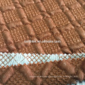 3 layers quilting embroidery fabric with mesh cloth